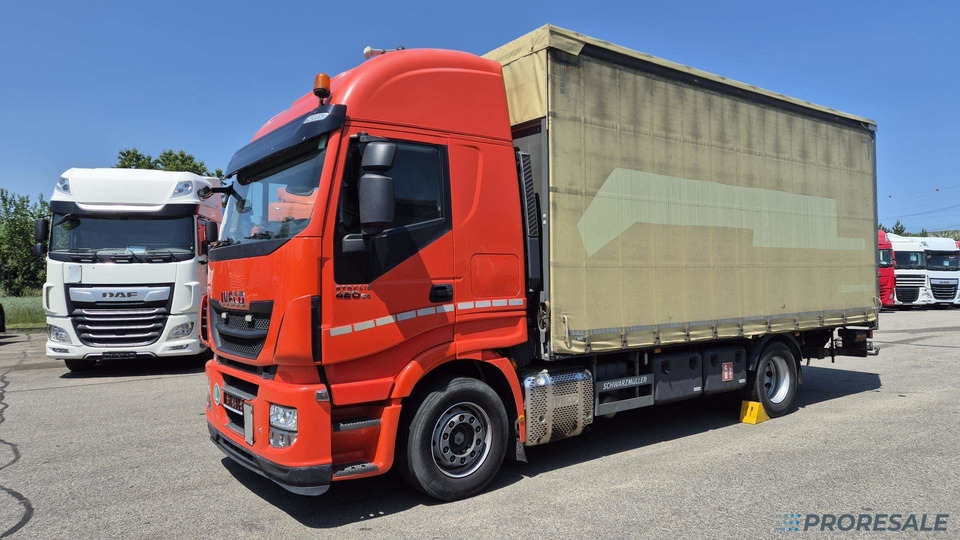 IVECO STRALIS AS 190S42 EURO 6 - valník s plachtou + hydraulické čelo - Schuifzeilen vrachtwagen: afbeelding 2 IVECO STRALIS AS 190S42 EURO 6 - valník s plachtou + hydraulické čelo - Schuifzeilen vrachtwagen: afbeelding 2