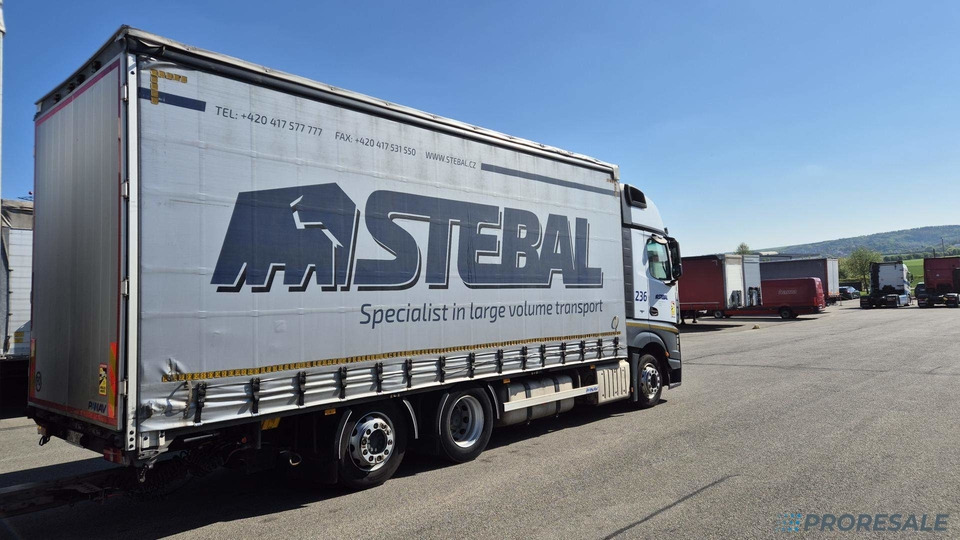MERCEDES-BENZ ACTROS 2542 6X2 EURO 6 velkoobjemová souprava - prodejné jen s přívěsem PANAV P0465Z - cena je za celou soupravu - Schuifzeilen vrachtwagen: afbeelding 4 MERCEDES-BENZ ACTROS 2542 6X2 EURO 6 velkoobjemová souprava - prodejné jen s přívěsem PANAV P0465Z - cena je za celou soupravu - Schuifzeilen vrachtwagen: afbeelding 4