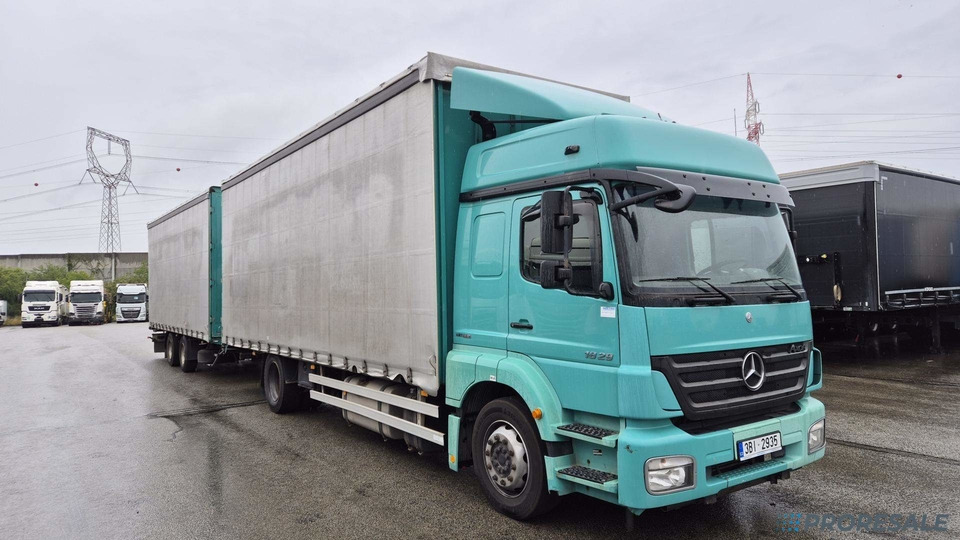 MERCEDES-BENZ AXOR 1829 L EURO 5 velkoobjemová souprava - prodejné jen s přívěsem RUFA ZTC 13-21 P0470Z - cena je za celou soupravu - Schuifzeilen vrachtwagen: afbeelding 1 MERCEDES-BENZ AXOR 1829 L EURO 5 velkoobjemová souprava - prodejné jen s přívěsem RUFA ZTC 13-21 P0470Z - cena je za celou soupravu - Schuifzeilen vrachtwagen: afbeelding 1
