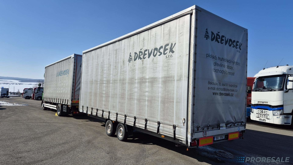 RENAULT MIDLUM 250.14 MDA3C valník s plachtou - prodejné jen s přívěsem AGADOS P0457 - cena je za celou soupravu - Schuifzeilen vrachtwagen: afbeelding 3 RENAULT MIDLUM 250.14 MDA3C valník s plachtou - prodejné jen s přívěsem AGADOS P0457 - cena je za celou soupravu - Schuifzeilen vrachtwagen: afbeelding 3
