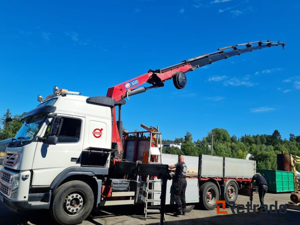 2014 mod. VOLVO FM 500 TRIDEM KRANBIL - Vrachtwagen met open laadbak, Kraanwagen: afbeelding 1 2014 mod. VOLVO FM 500 TRIDEM KRANBIL - Vrachtwagen met open laadbak, Kraanwagen: afbeelding 1