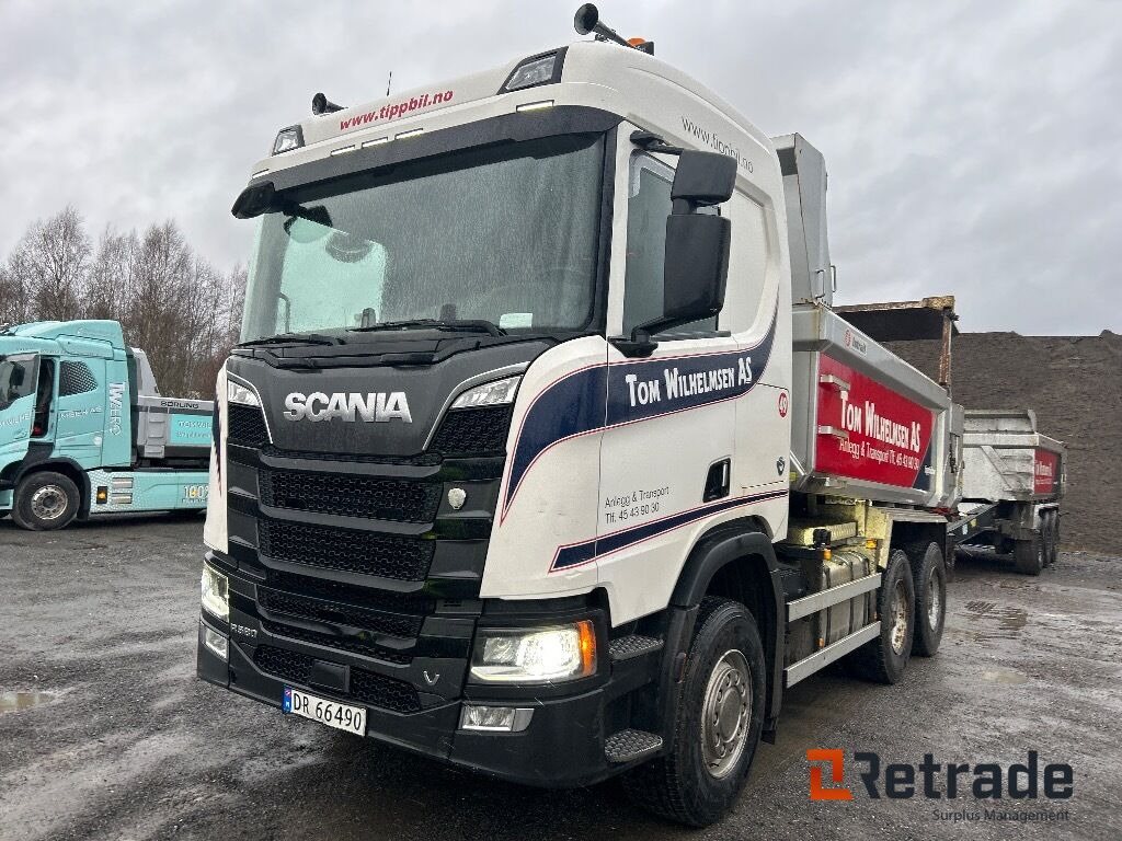 2019 Tippbil SCANIA R 580 6x2 EU-Godkjent - Kipper vrachtwagen: afbeelding 1 2019 Tippbil SCANIA R 580 6x2 EU-Godkjent - Kipper vrachtwagen: afbeelding 1