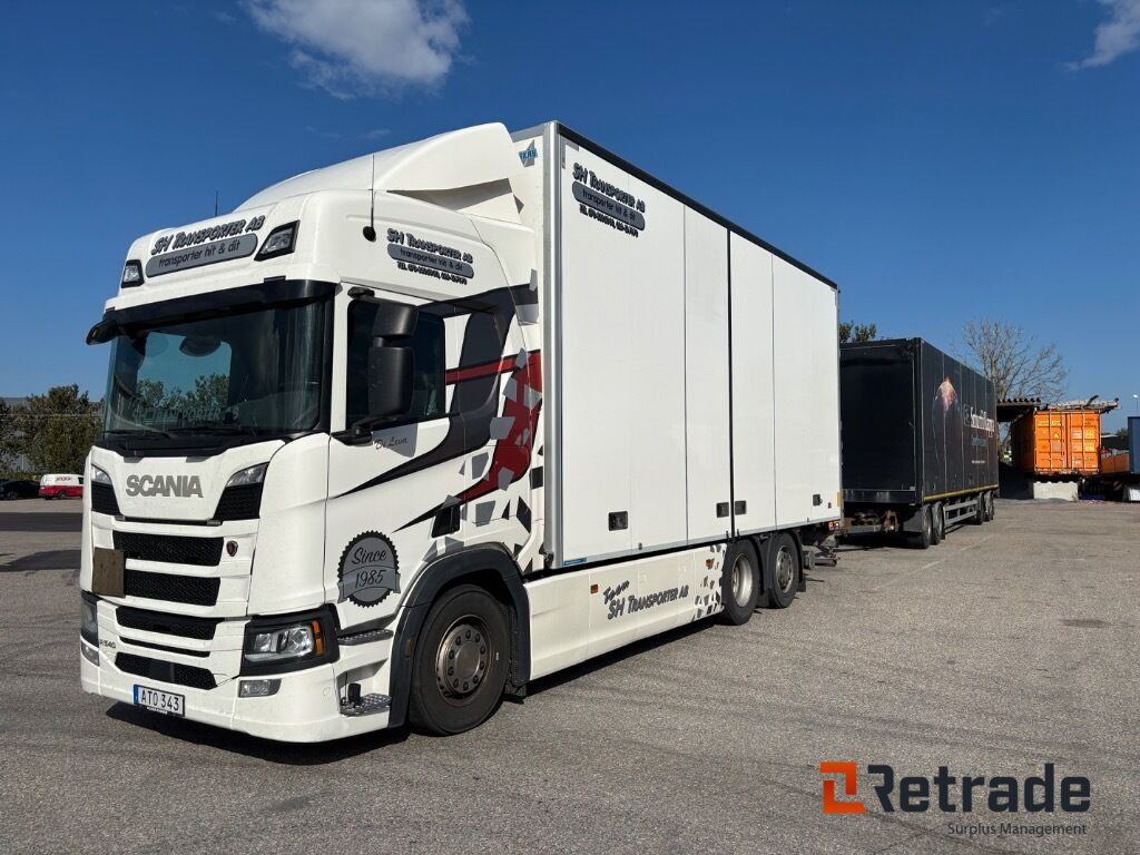 Lastbil med släp Scania R540 B6X2*4NB / NÄRKO D4HW13L62 - Bakwagen: afbeelding 1 Lastbil med släp Scania R540 B6X2*4NB / NÄRKO D4HW13L62 - Bakwagen: afbeelding 1