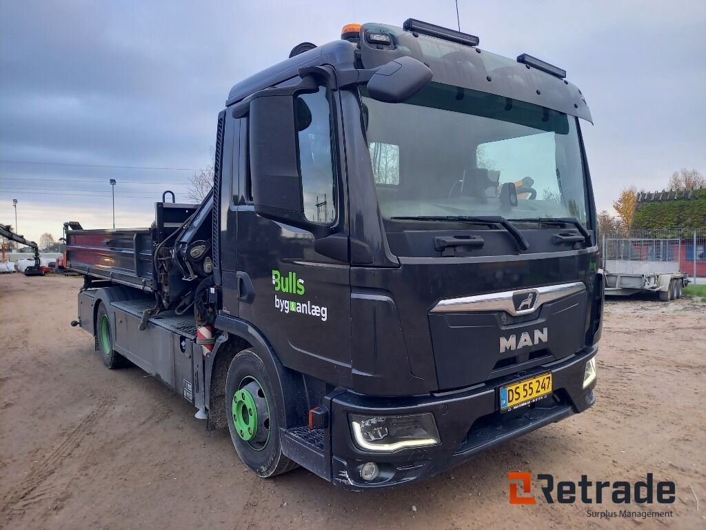 MAN TGL 12. 4X2 BL med Fassi kran - Kipper vrachtwagen, Kraanwagen: afbeelding 3 MAN TGL 12. 4X2 BL med Fassi kran - Kipper vrachtwagen, Kraanwagen: afbeelding 3