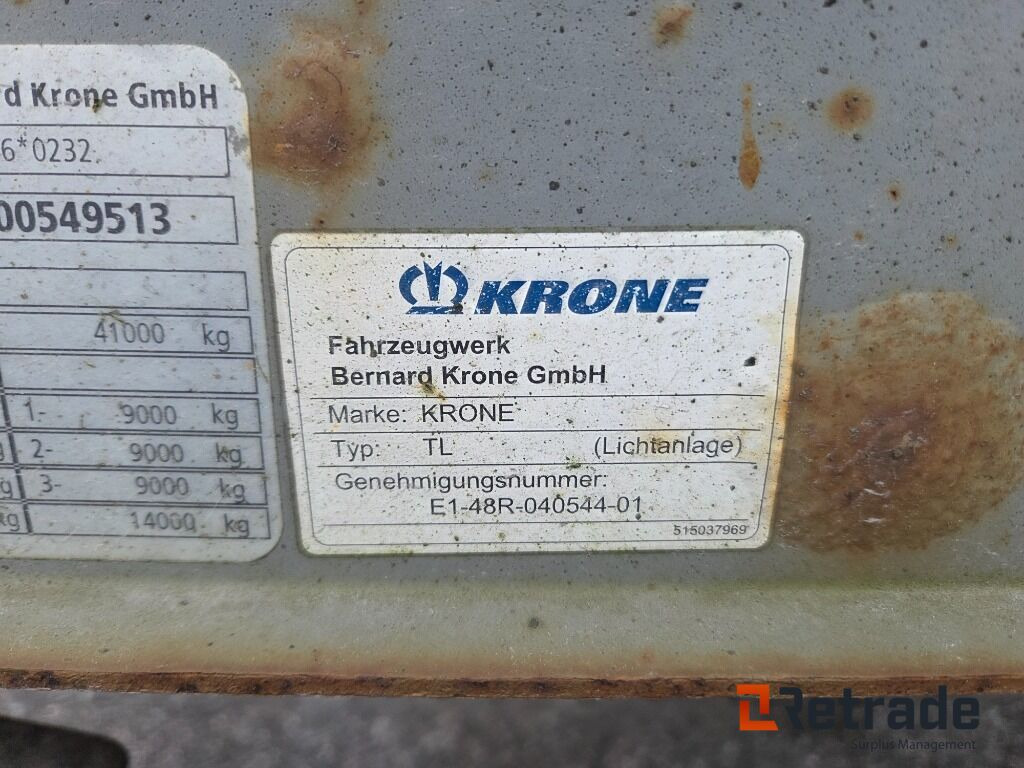 Schuifzeiloplegger Trailer Krone SD Profi-liner Nybesiktigad: afbeelding 30