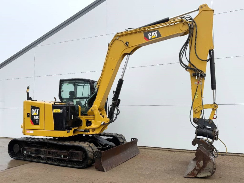 Minigraafmachine Cat 308CR 07A - Joystick Ride / Tilting Bucket: afbeelding 7