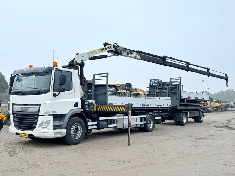 DAF CF400 + 17m Palfinger Crane / kran + Trailer - Haakarmsysteem vrachtwagen, Kraanwagen: afbeelding 2 DAF CF400 + 17m Palfinger Crane / kran + Trailer - Haakarmsysteem vrachtwagen, Kraanwagen: afbeelding 2