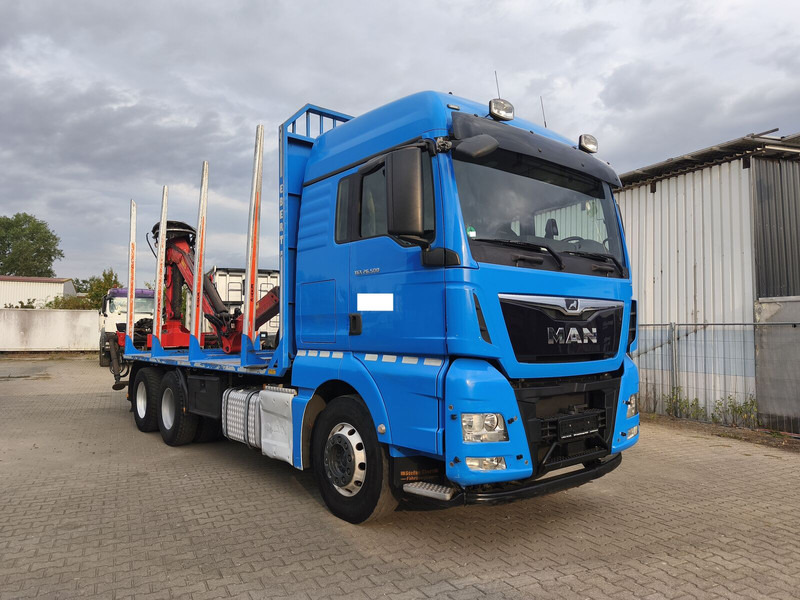 MAN TGX 26.500 Holz-LKW Euro6 6x4 Holztransporter m Palfinger (16) - Houttransport, Kraanwagen: afbeelding 2 MAN TGX 26.500 Holz-LKW Euro6 6x4 Holztransporter m Palfinger (16) - Houttransport, Kraanwagen: afbeelding 2