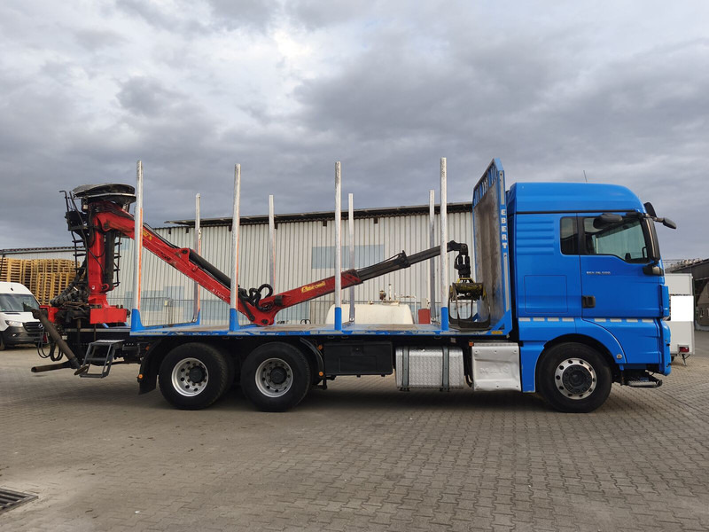 MAN TGX 26.500 Holz-LKW Euro6 6x4 Holztransporter m Palfinger (16) - Houttransport, Kraanwagen: afbeelding 4 MAN TGX 26.500 Holz-LKW Euro6 6x4 Holztransporter m Palfinger (16) - Houttransport, Kraanwagen: afbeelding 4