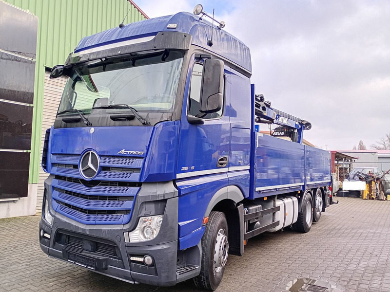 Mercedes-Benz 2545 mit Kran 6X2 Euro6 Atlas 170.2 10,8m Kran - Vrachtwagen met open laadbak, Kraanwagen: afbeelding 2 Mercedes-Benz 2545 mit Kran 6X2 Euro6 Atlas 170.2 10,8m Kran - Vrachtwagen met open laadbak, Kraanwagen: afbeelding 2