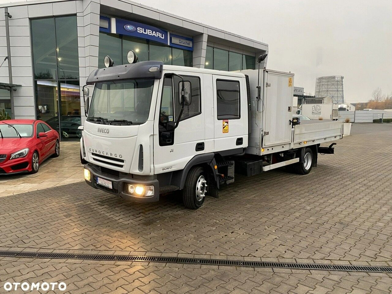 IVECO Eurocargo ML80E17 / HDS HMF / 1 Owner / Doka - Vrachtwagen met open laadbak, Kraanwagen: afbeelding 4 IVECO Eurocargo ML80E17 / HDS HMF / 1 Owner / Doka - Vrachtwagen met open laadbak, Kraanwagen: afbeelding 4