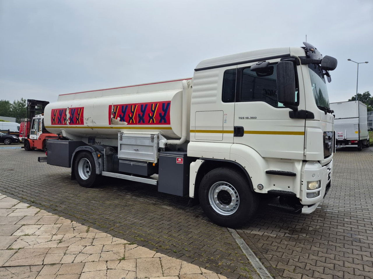 Tankwagen MAN TGS 18.360 OIL Transport / Good Condition: afbeelding 8