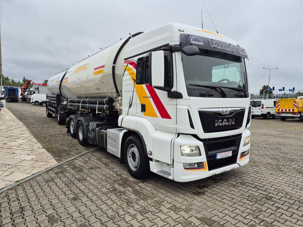 Vrachtwagen MAN TGS 26.480 Spritzer / 1 Owner /for transporting bulk materials: afbeelding 8 Vrachtwagen MAN TGS 26.480 Spritzer / 1 Owner /for transporting bulk materials: afbeelding 8