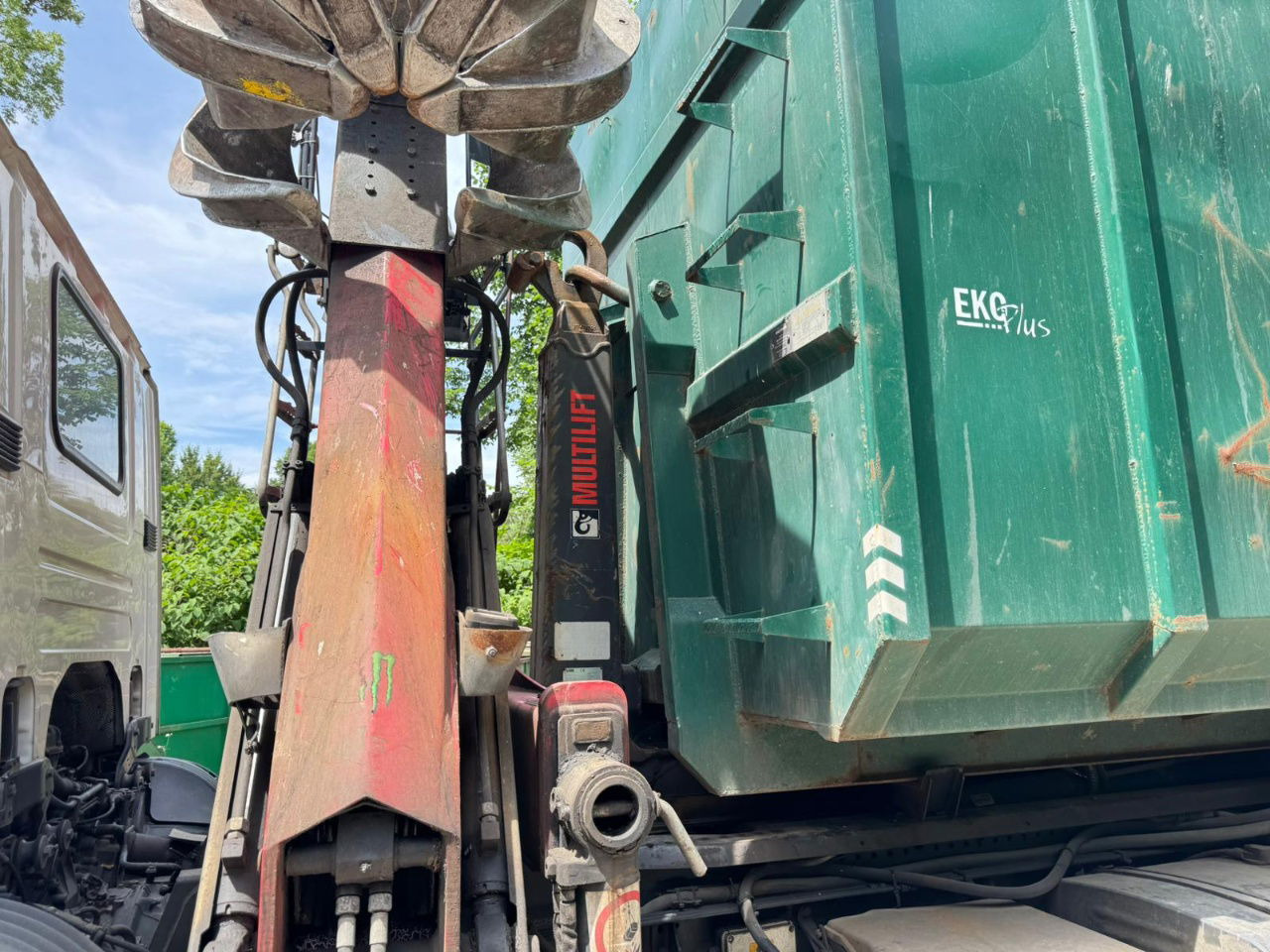 Scania P 410 6x2 penz crane 12Z + abroll multilift + scissors - steering axle - Containertransporter/ Wissellaadbak vrachtwagen: afbeelding 3 Scania P 410 6x2 penz crane 12Z + abroll multilift + scissors - steering axle - Containertransporter/ Wissellaadbak vrachtwagen: afbeelding 3