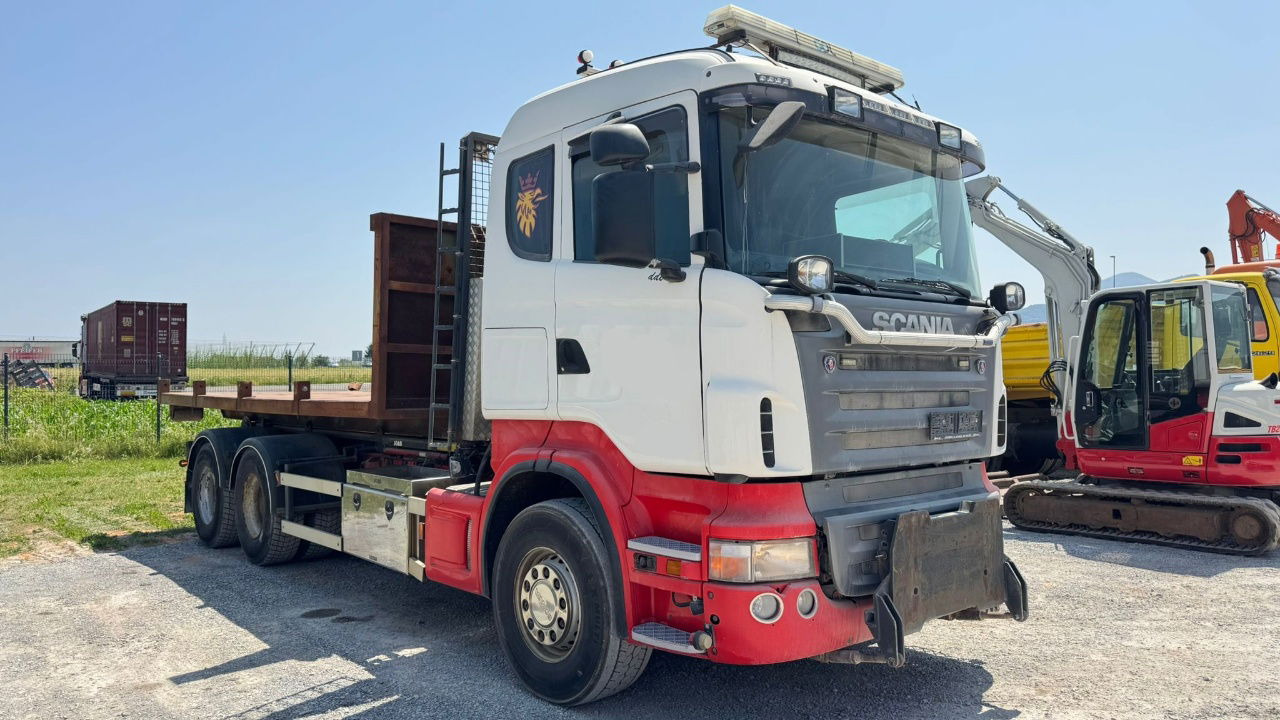 Scania R400 6x2 abroll tipper + plato - Containertransporter/ Wissellaadbak vrachtwagen: afbeelding 3 Scania R400 6x2 abroll tipper + plato - Containertransporter/ Wissellaadbak vrachtwagen: afbeelding 3
