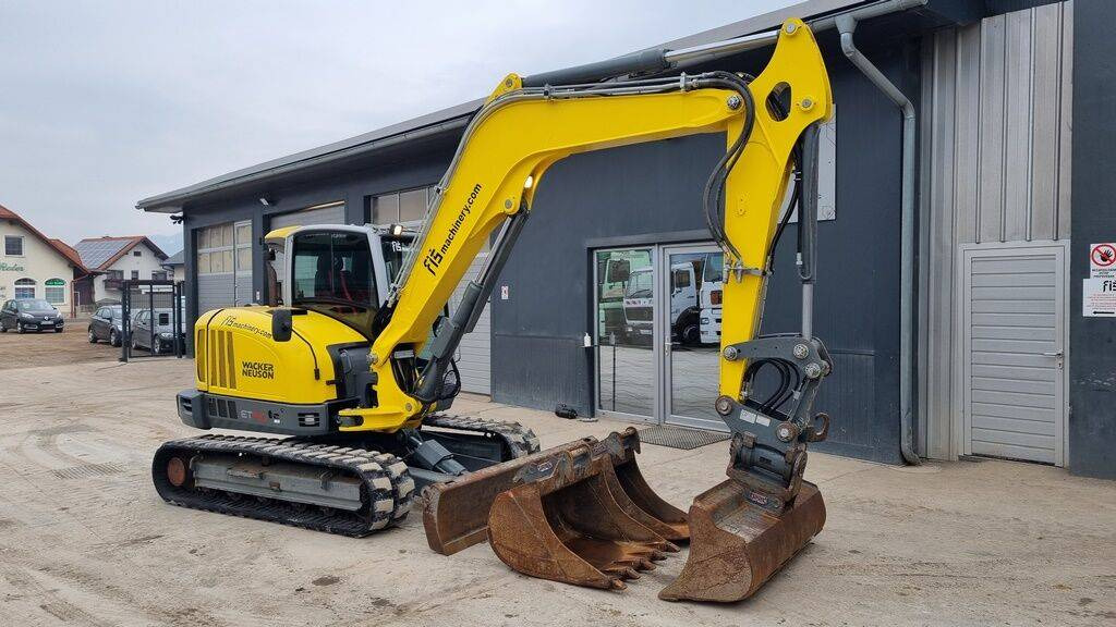 WACKER NEUSON ET90 - Powertilt - 3X Buckets - 2018 Year - Camera - Minigraafmachine: afbeelding 4 WACKER NEUSON ET90 - Powertilt - 3X Buckets - 2018 Year - Camera - Minigraafmachine: afbeelding 4
