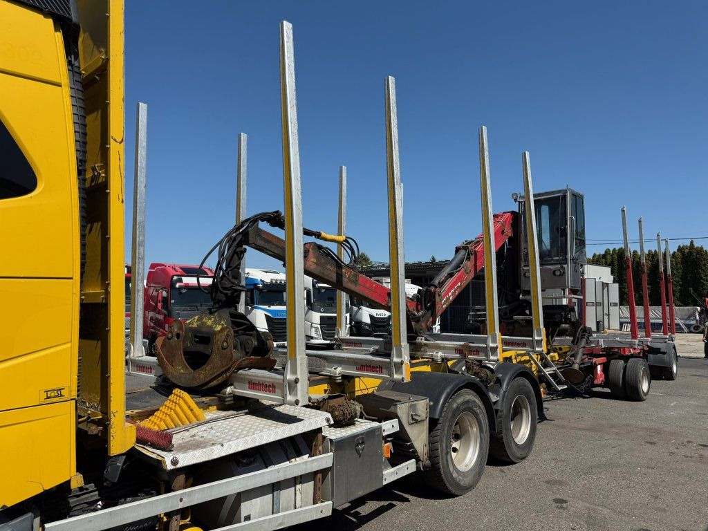 Volvo FH 16 750 6x4 + Fliegl - Houttransport, Kraanwagen: afbeelding 4 Volvo FH 16 750 6x4 + Fliegl - Houttransport, Kraanwagen: afbeelding 4