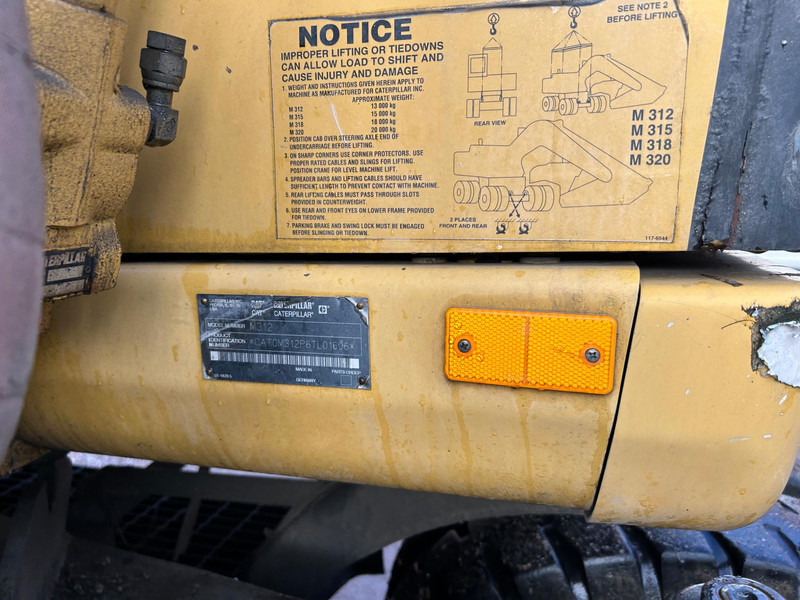 Mobiele graafmachine Caterpillar M312 Engcon EC20 tiltrotator: afbeelding 17