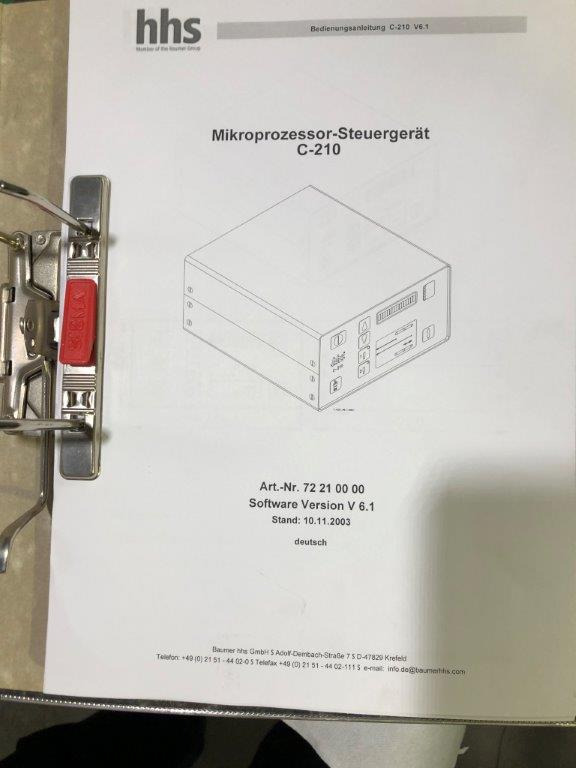 Baumer HHS C-210 cold gluing device - Vouwmachine: afbeelding 2 Baumer HHS C-210 cold gluing device - Vouwmachine: afbeelding 2