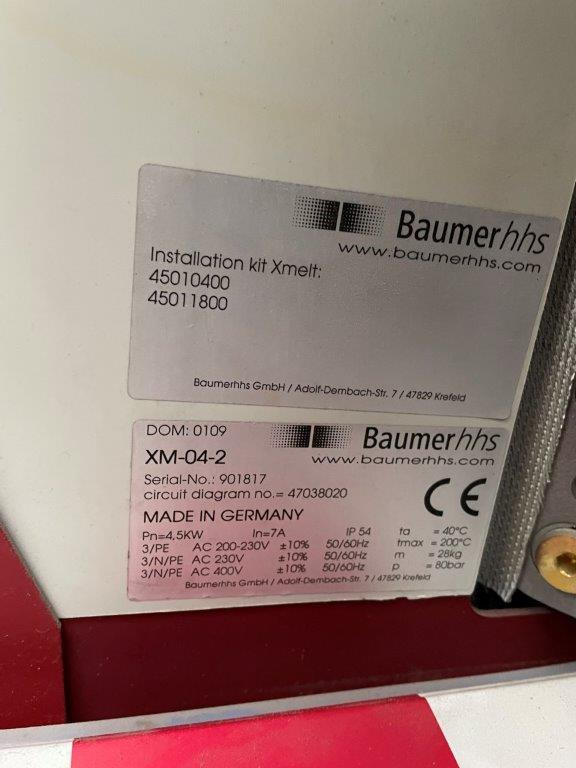 Baumer HHS PreMelter XMelt XM-04-2200 - Inbindmachine: afbeelding 2 Baumer HHS PreMelter XMelt XM-04-2200 - Inbindmachine: afbeelding 2