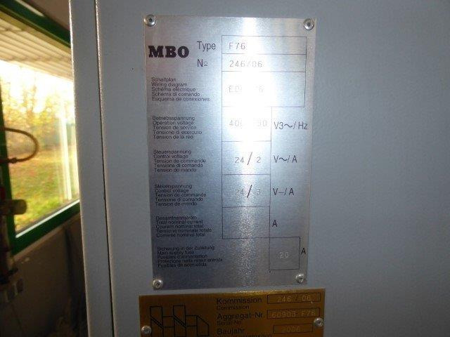 Drukmachine Flat pile feeder MBO F 76 with independent drive: afbeelding 11