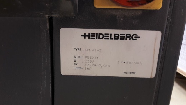 Heidelberg QM 46-2 two-color offset press - Offset drukpers: afbeelding 2 Heidelberg QM 46-2 two-color offset press - Offset drukpers: afbeelding 2