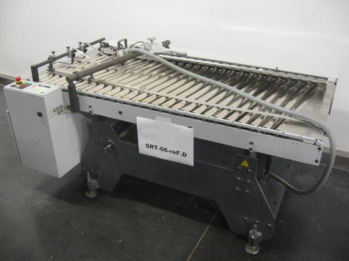 Heidelberg steel mobile, height-adjustable SRT 66 F-re-D inclined roller table (finishing station) - Vouwmachine: afbeelding 1 Heidelberg steel mobile, height-adjustable SRT 66 F-re-D inclined roller table (finishing station) - Vouwmachine: afbeelding 1