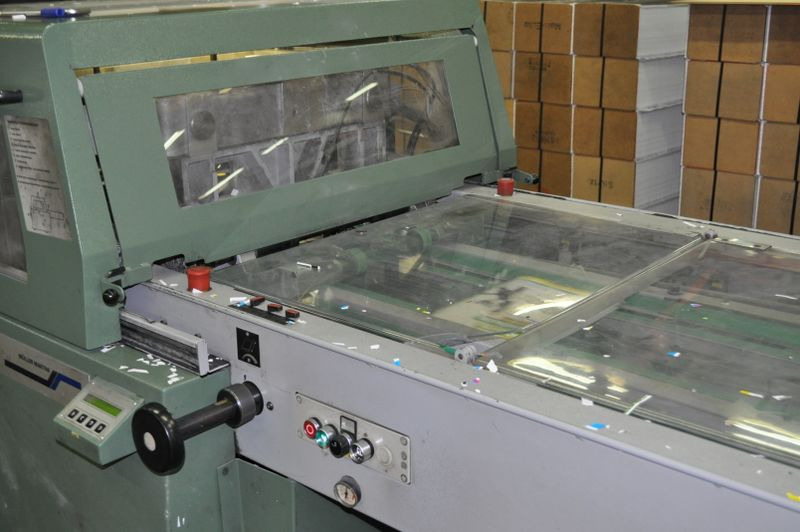 Drukmachine High Speed saddlestitcher Müller Martini Prima Amrys Year 2000: afbeelding 12 Drukmachine High Speed saddlestitcher Müller Martini Prima Amrys Year 2000: afbeelding 12