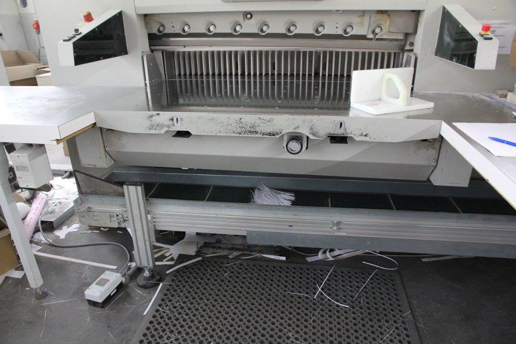 Papiersnijmachine High performance cutting line Baumann Wohlenberg Perfecta 132 TS ASE LM: afbeelding 17