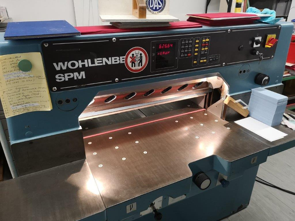 High-speed cutter Wohlenberg WP 76 SPM - Papiersnijmachine: afbeelding 1 High-speed cutter Wohlenberg WP 76 SPM - Papiersnijmachine: afbeelding 1
