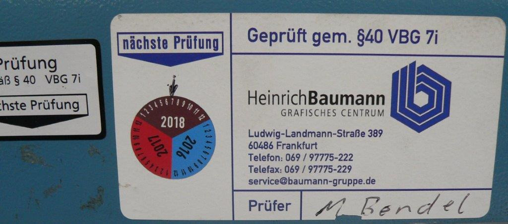 High-speed cutter Wohlenberg WP 92 SPM - Papiersnijmachine: afbeelding 4 High-speed cutter Wohlenberg WP 92 SPM - Papiersnijmachine: afbeelding 4