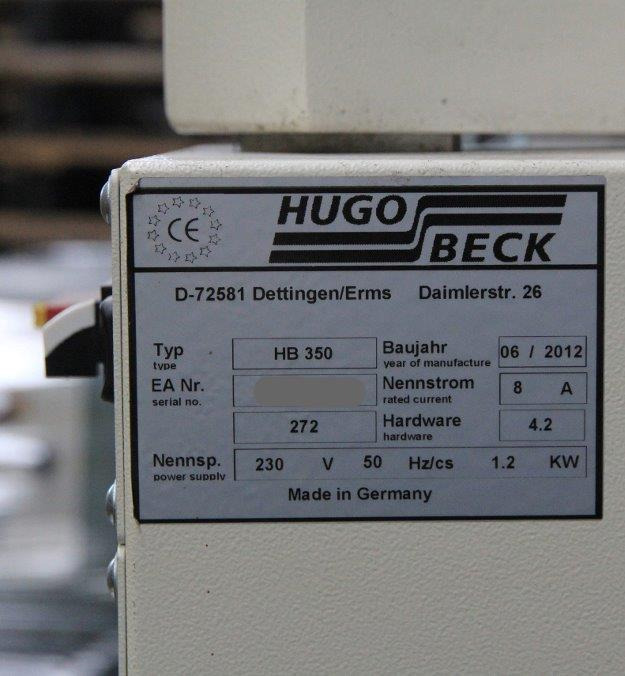 Hugo Beck Universal Feeder HB 350 - Drukmachine: afbeelding 2 Hugo Beck Universal Feeder HB 350 - Drukmachine: afbeelding 2