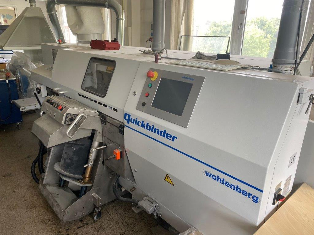 Perfect Binder Wohlenberg Quickbinder with Hotmelt, PUR and Gazing unit - Inbindmachine: afbeelding 1 Perfect Binder Wohlenberg Quickbinder with Hotmelt, PUR and Gazing unit - Inbindmachine: afbeelding 1
