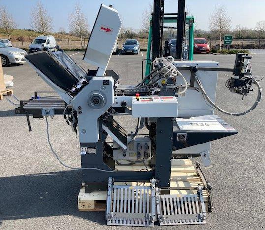 Small Sized Pharmaceutical pocket folding Machine HEIDELBERG STAHLFOLDER Ti 36-6-F-T with STA-30 and additional Kbi-36 crossfold - Vouwmachine: afbeelding 1 Small Sized Pharmaceutical pocket folding Machine HEIDELBERG STAHLFOLDER Ti 36-6-F-T with STA-30 and additional Kbi-36 crossfold - Vouwmachine: afbeelding 1