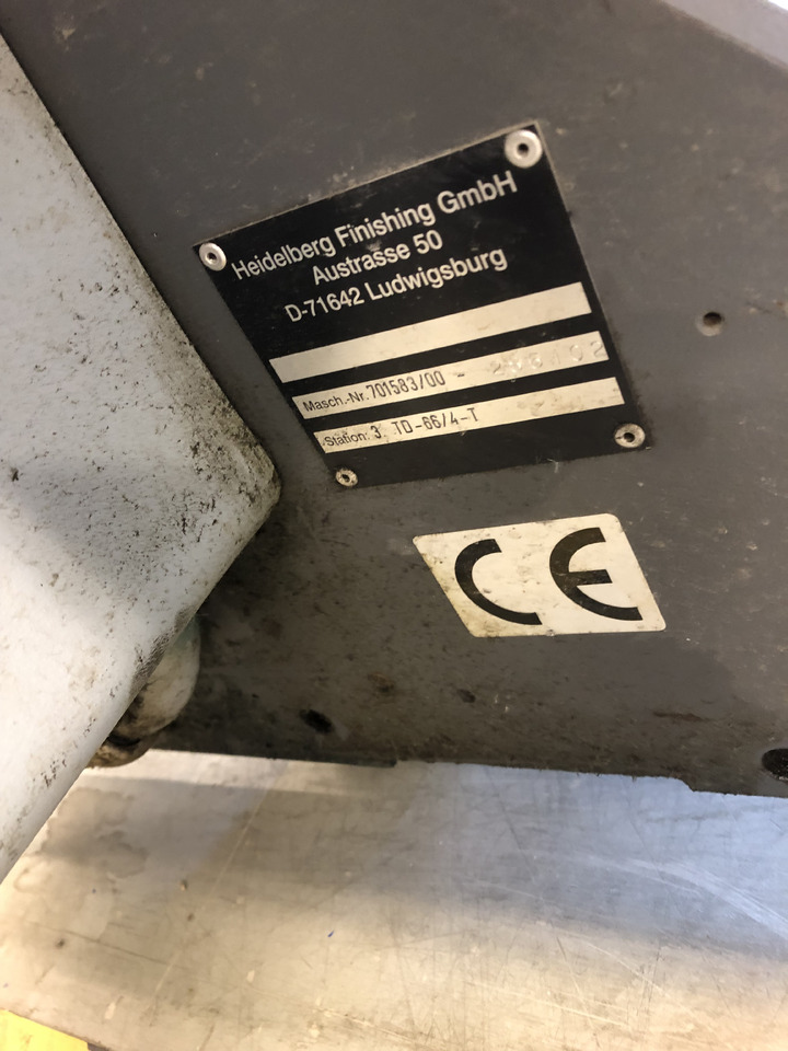 Stahlfolder Topline TD 66-4 with DCT control 3.tes buckle plate folder Heidelberg - Vouwmachine: afbeelding 3 Stahlfolder Topline TD 66-4 with DCT control 3.tes buckle plate folder Heidelberg - Vouwmachine: afbeelding 3