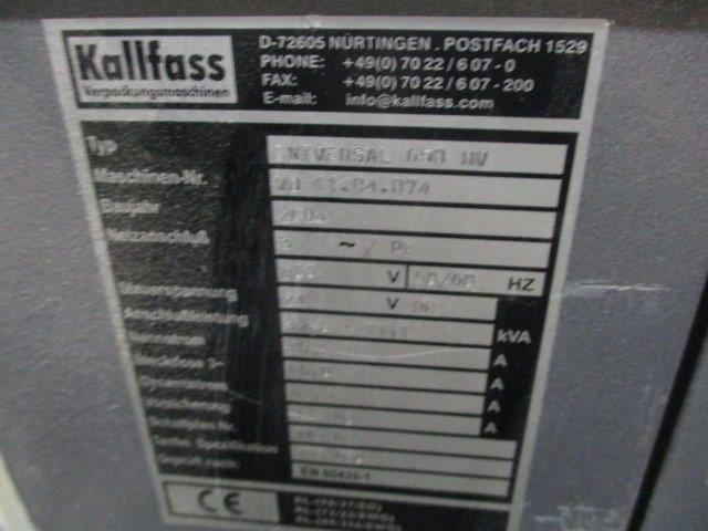 Verpakkingsmachine Stretch packer Kallfass Superwrap 650 with Kallfass Shrink Tunel Universal 650 HV: afbeelding 7