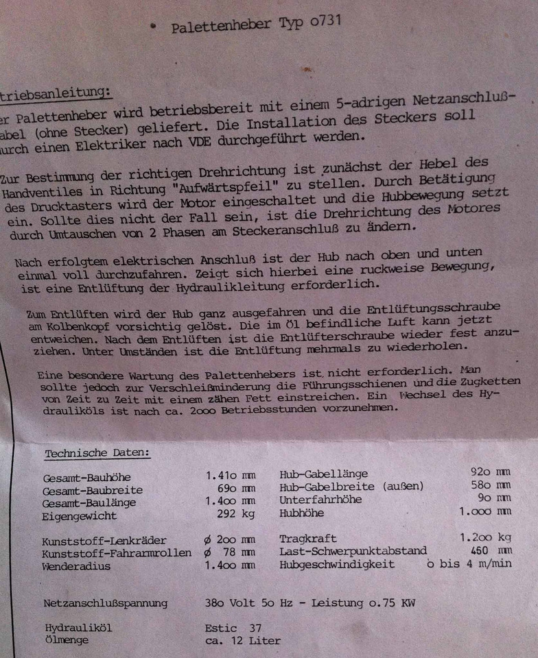 Two electric pallet lifters Butler 1200 - Palletwagen: afbeelding 4 Two electric pallet lifters Butler 1200 - Palletwagen: afbeelding 4