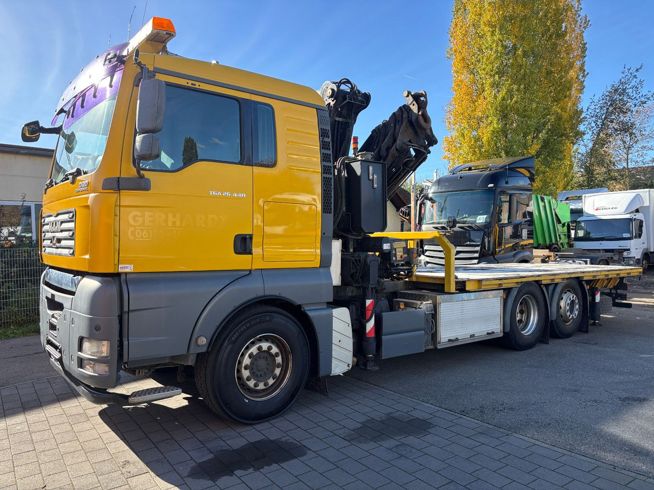 MAN TGA 26.440 FASSI F450AXP Containerauf./Lenkachse - Kraanwagen: afbeelding 3 MAN TGA 26.440 FASSI F450AXP Containerauf./Lenkachse - Kraanwagen: afbeelding 3