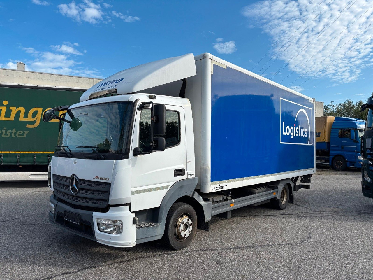 Mercedes-Benz Atego 821 Luft/LBW/EU6/Klima/Navi - Bestelwagen gesloten laadbak: afbeelding 1 Mercedes-Benz Atego 821 Luft/LBW/EU6/Klima/Navi - Bestelwagen gesloten laadbak: afbeelding 1
