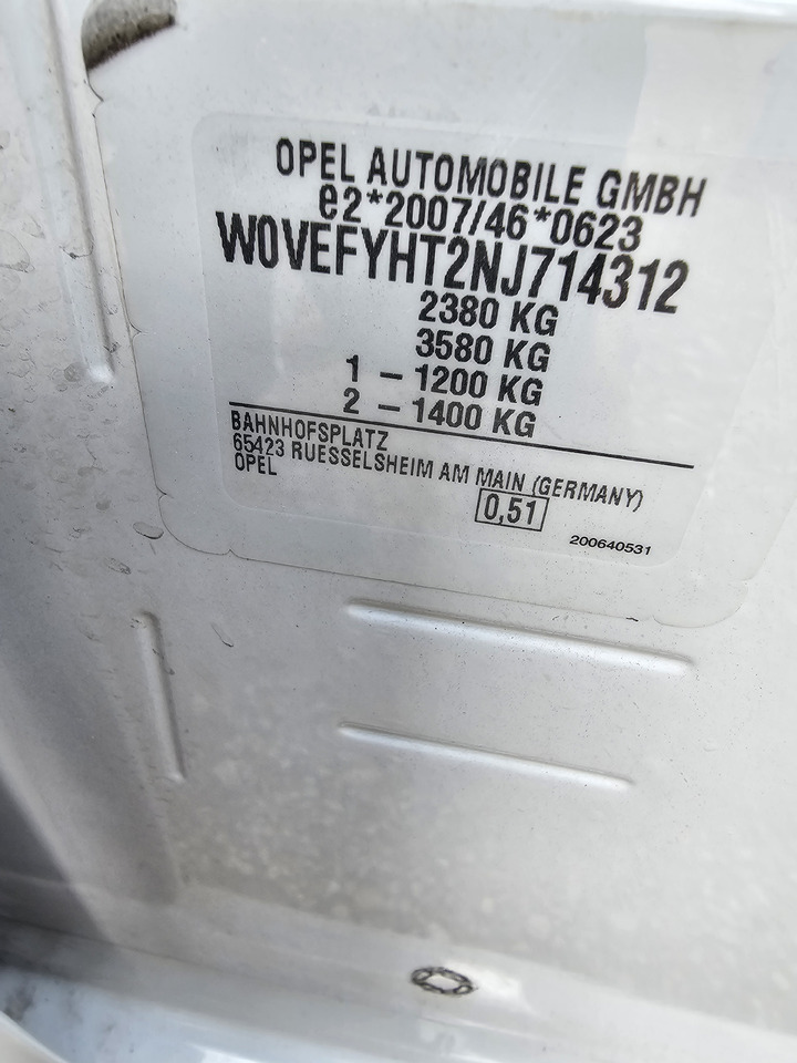 Koelwagen OPEL COMBO MAXI LONG CHLODNIA MROZNIA CARRIER KLIMA EURO6 [ Copy ] [ Copy ]: afbeelding 7