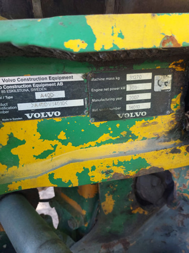 2007 Volvo A40D - Kiepwagen met knikbesturing: afbeelding 5 2007 Volvo A40D - Kiepwagen met knikbesturing: afbeelding 5