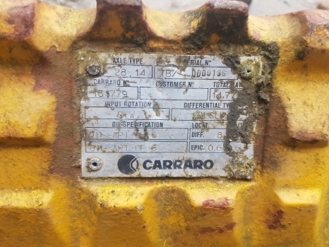 Matbro Carraro 28.14 131779 Axle Body, Housing 131641, 11147 - As en onderdelen voor Landbouwmachine: afbeelding 2 Matbro Carraro 28.14 131779 Axle Body, Housing 131641, 11147 - As en onderdelen voor Landbouwmachine: afbeelding 2