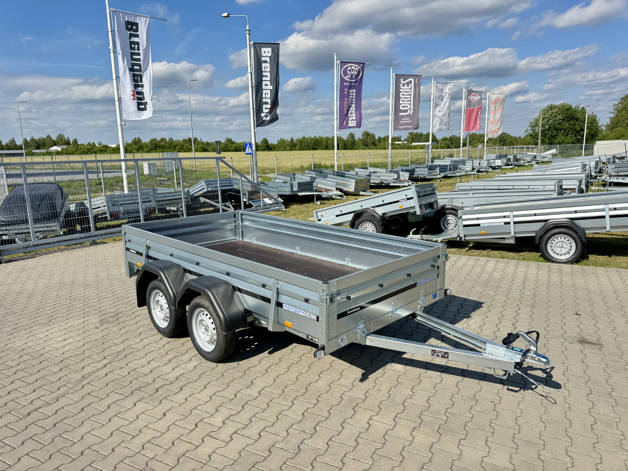 BRENDERUP 2300 STUB - przyczepa skrzyniowa 2 osie / 302 x 150 cm / 750 kg - Open/ Plateau aanhangwagen: afbeelding 1 BRENDERUP 2300 STUB - przyczepa skrzyniowa 2 osie / 302 x 150 cm / 750 kg - Open/ Plateau aanhangwagen: afbeelding 1