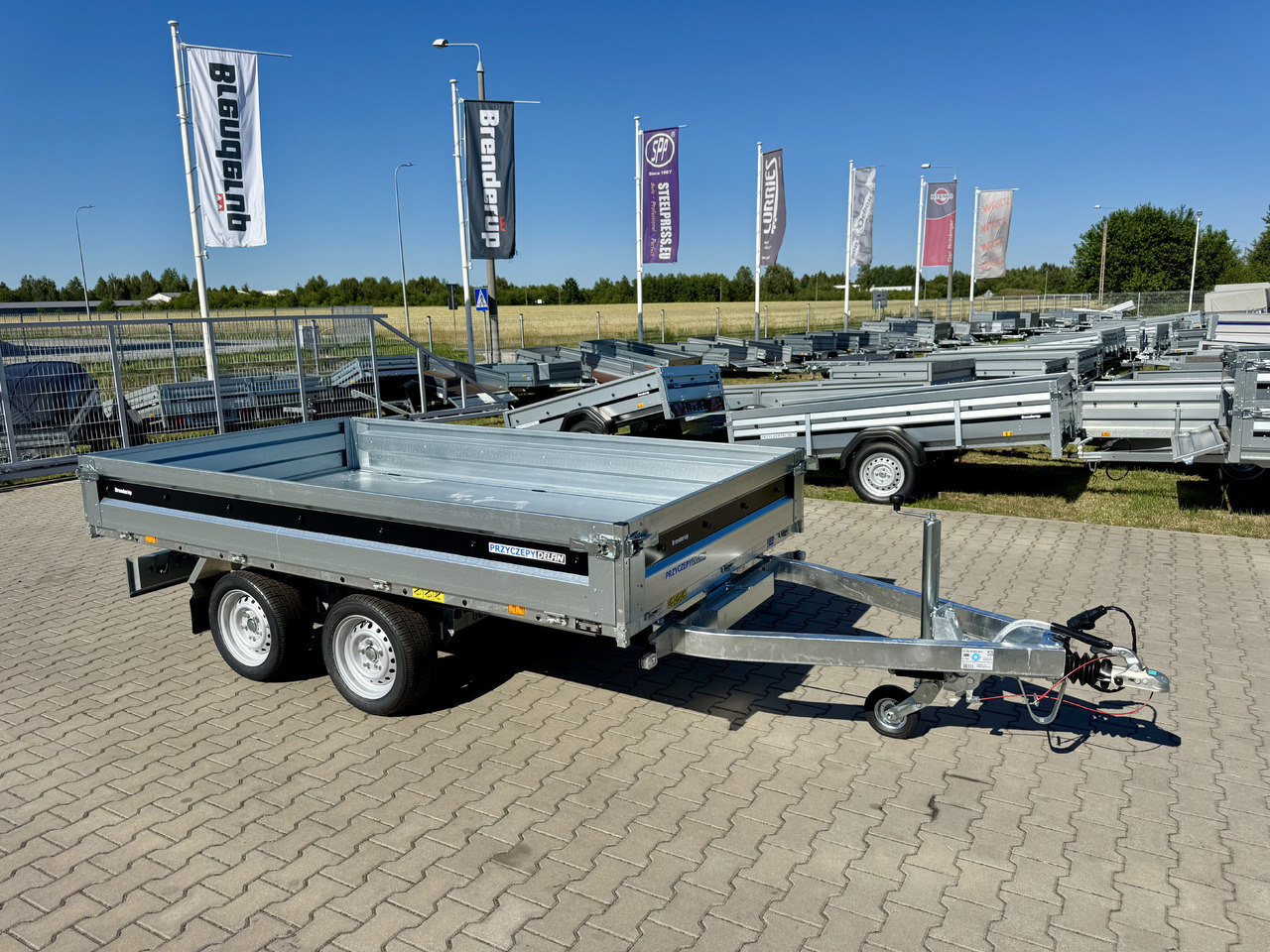 BRENDERUP BT4310STB2700 + najazdy ALU | 308 x 168 cm | 2700kg - Kipper aanhangwagen: afbeelding 3 BRENDERUP BT4310STB2700 + najazdy ALU | 308 x 168 cm | 2700kg - Kipper aanhangwagen: afbeelding 3