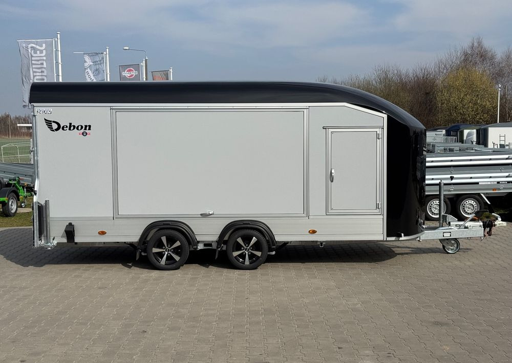 DEBON C1000 - kryta laweta | 490 x 202 cm / 3500kg / felgi ALU / wciągarka elektryczna - Autotransport aanhangwagen: afbeelding 3 DEBON C1000 - kryta laweta | 490 x 202 cm / 3500kg / felgi ALU / wciągarka elektryczna - Autotransport aanhangwagen: afbeelding 3