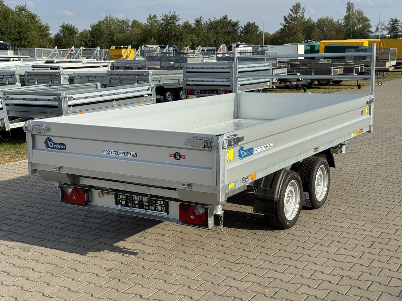 DEBON PW 3.6 Electric 360x180 cm 3.5T - Kipper aanhangwagen: afbeelding 4 DEBON PW 3.6 Electric 360x180 cm 3.5T - Kipper aanhangwagen: afbeelding 4