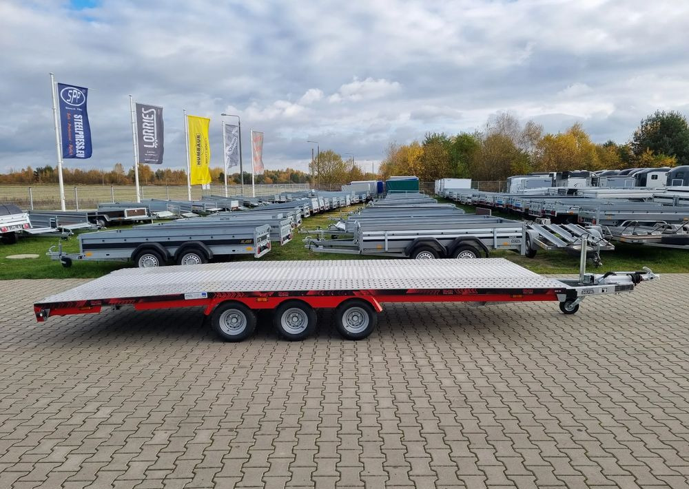 TA-NO Scorpio 55 PREMIUM laweta 3 osiowa 5.5m 3500kg DMC najazdy niski załadunek - Autotransport aanhangwagen: afbeelding 2 TA-NO Scorpio 55 PREMIUM laweta 3 osiowa 5.5m 3500kg DMC najazdy niski załadunek - Autotransport aanhangwagen: afbeelding 2