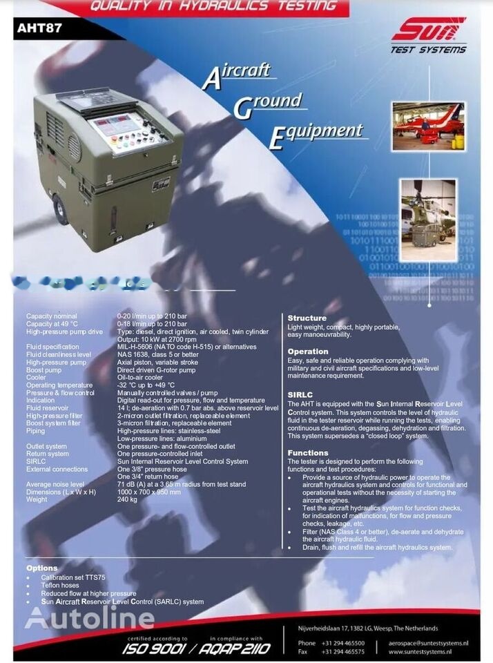 Ground power unit SUN AHT87A: afbeelding 8