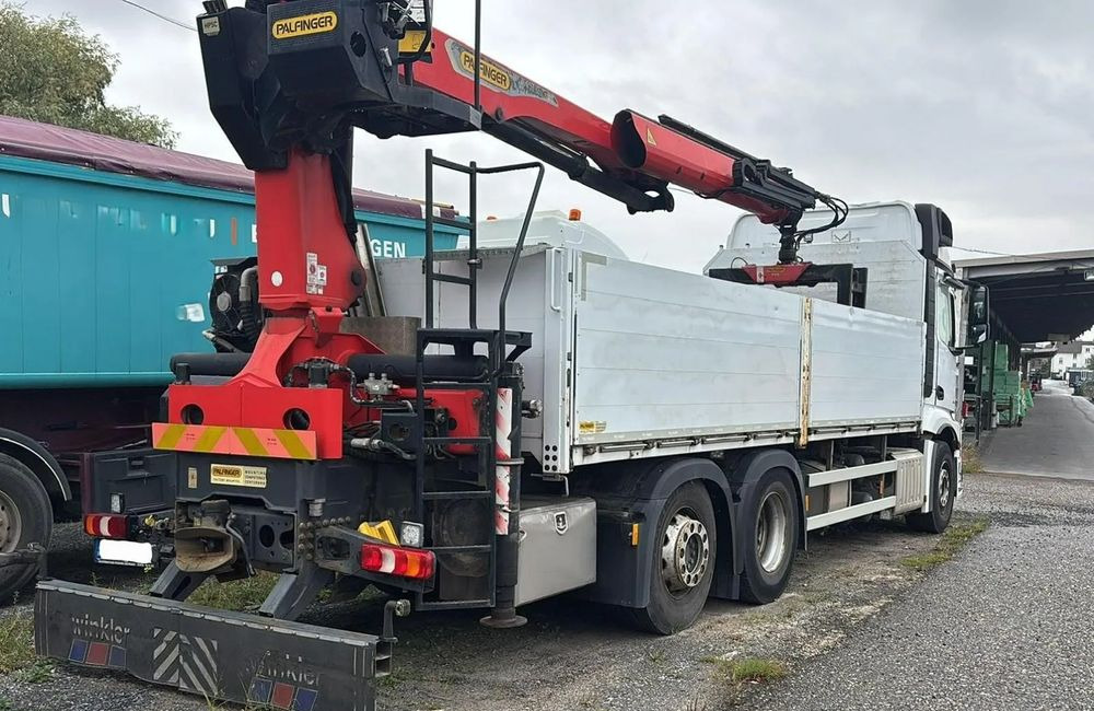 Mercedes-Benz ACTROS 2545 / 6x2 / HDS Palfinger PK 20.501 sterowany radiowo / Przyczepa w zestawie / Euro6/ Przebieg 340 000km - Vrachtwagen met open laadbak, Kraanwagen: afbeelding 2 Mercedes-Benz ACTROS 2545 / 6x2 / HDS Palfinger PK 20.501 sterowany radiowo / Przyczepa w zestawie / Euro6/ Przebieg 340 000km - Vrachtwagen met open laadbak, Kraanwagen: afbeelding 2
