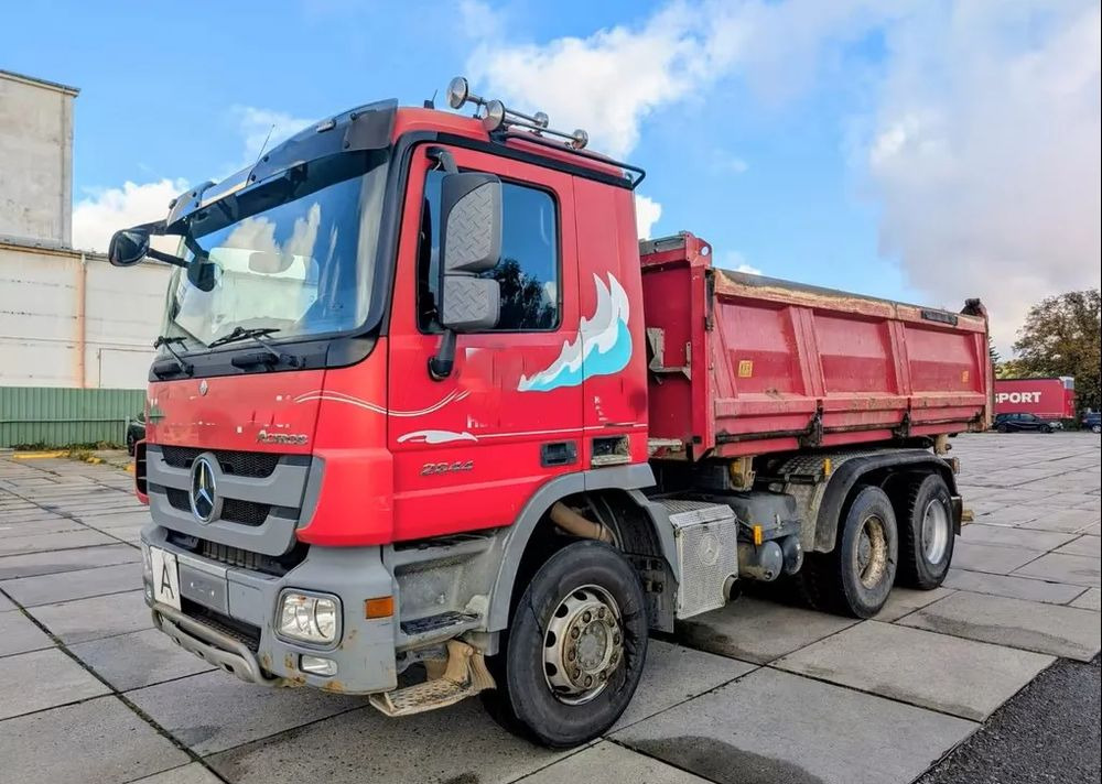 Mercedes-Benz Actros 2644 EPS |Wywrotka 3-stronna Meiller Bordmatik | 6x4 | Euro 5 | Plandeka rolowana - Kipper vrachtwagen: afbeelding 1 Mercedes-Benz Actros 2644 EPS |Wywrotka 3-stronna Meiller Bordmatik | 6x4 | Euro 5 | Plandeka rolowana - Kipper vrachtwagen: afbeelding 1